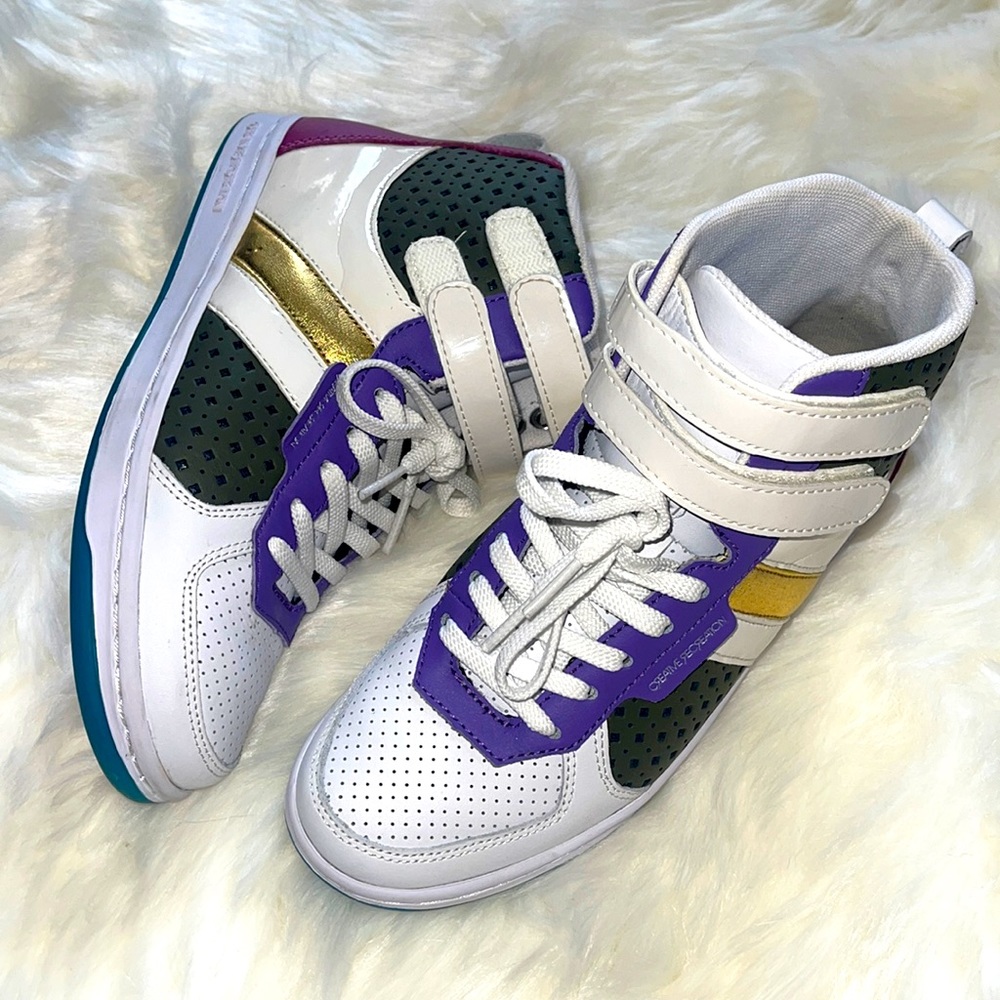 Purple/Fushia/Gold High Top CREATIVE RECREATION